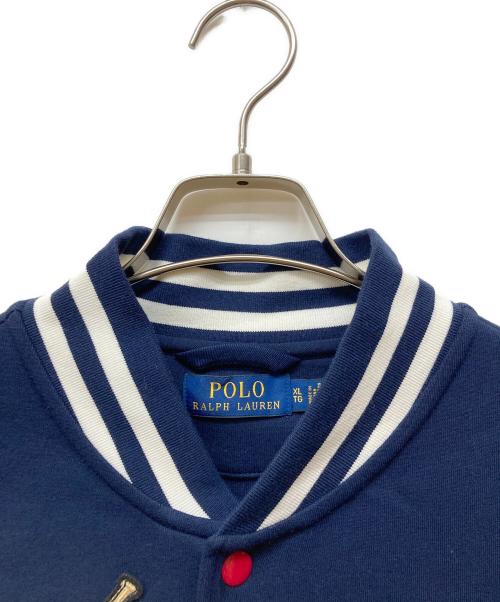 POLO RALPH LAUREN（ポロ・ラルフローレン）POLO RALPH LAUREN (ポロ・ラルフローレン) スタジャン ネイビー サイズ:XLの古着・服飾アイテム