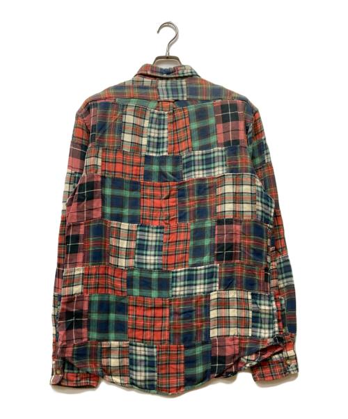 RALPH LAUREN（ラルフローレン）RALPH LAUREN (ラルフローレン) パッチワークシャツ マルチカラー サイズ:Lの古着・服飾アイテム