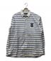 POLO RALPH LAUREN（ポロ・ラルフローレン）の古着「クレストストライプオックスフォード シャツ」｜ブルー