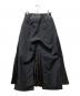 JUNYA WATANABE COMME des GARCONS ((ジュンヤワタナベ コムデギャルソン) 切替プリーツパンツ ブラック サイズ:S：40000円