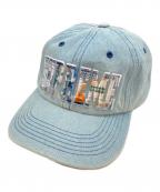 SUPREMEシュプリーム）の古着「Embroidered Money Logo 6-Panel Cap」｜インディゴ