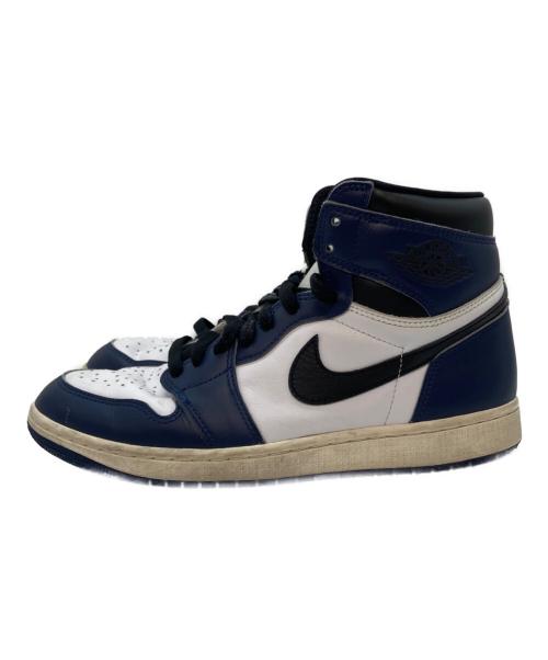 NIKE（ナイキ）NIKE (ナイキ) AIR JORDAN 1 RETRO HIGH OG ネイビー サイズ:27.5㎝の古着・服飾アイテム