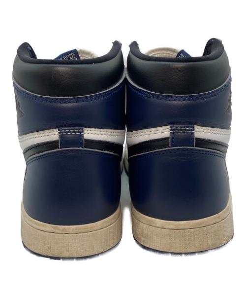 NIKE（ナイキ）NIKE (ナイキ) AIR JORDAN 1 RETRO HIGH OG ネイビー サイズ:27.5㎝の古着・服飾アイテム