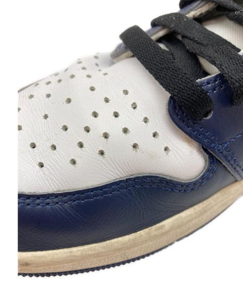 NIKE（ナイキ）NIKE (ナイキ) AIR JORDAN 1 RETRO HIGH OG ネイビー サイズ:27.5㎝の古着・服飾アイテム