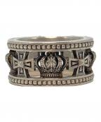 JUSTIN DAVISジャスティンデイビス）の古着「MEDIEVAL WEDDING BANG RING」｜シルバー