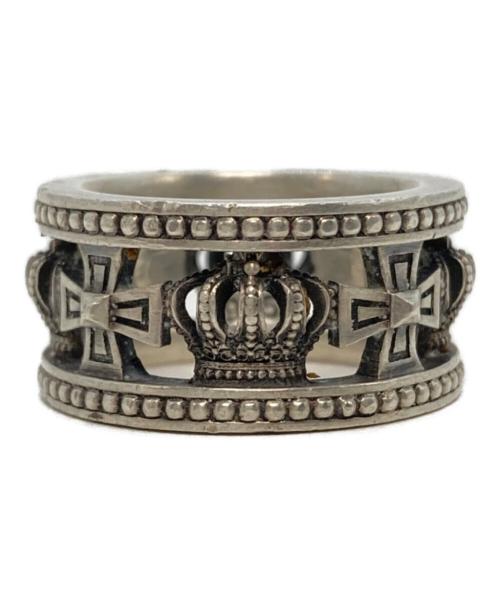 JUSTIN DAVIS（ジャスティンデイビス）JUSTIN DAVIS (ジャスティンデイビス) MEDIEVAL WEDDING BANG RING シルバー サイズ:記載無し（実寸13号）の古着・服飾アイテム