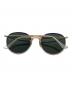 RAY-BAN (レイバン) ラウンド型 ミラー ブルーレンズ フォールディング 折り畳みサングラス ブルー サイズ:51□22：7000円