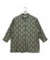 Leilian（レリアン）の古着「総柄シャツ」｜グリーン