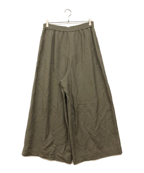 Leilian（レリアン）LEILIAN (レリアン) リネン混パンツ オリーブ サイズ:13+の古着・服飾アイテム
