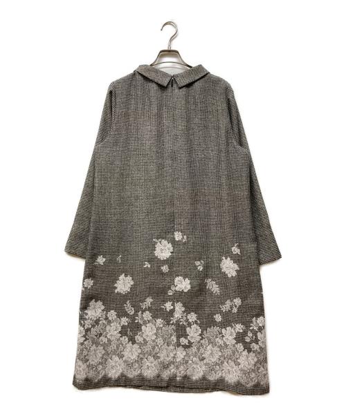Leilian（レリアン）LEILIAN (レリアン) ブラウスワンピース グレー サイズ:13＋の古着・服飾アイテム