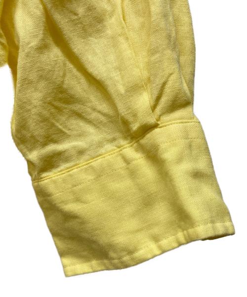 POLO RALPH LAUREN（ポロ・ラルフローレン）POLO RALPH LAUREN (ポロ・ラルフローレン) BLAKE リネンシャツ イエロー サイズ:Lの古着・服飾アイテム