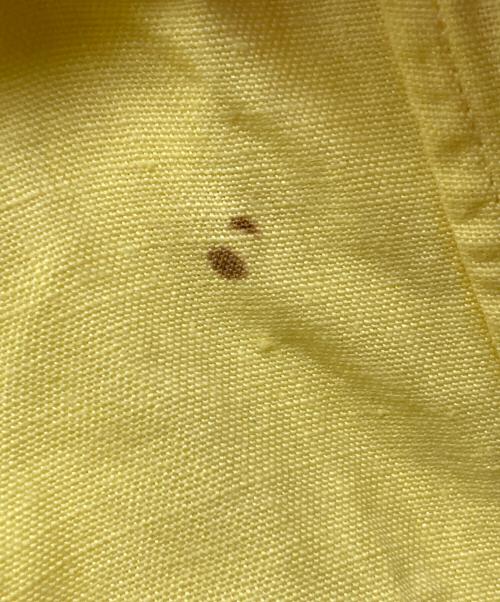 POLO RALPH LAUREN（ポロ・ラルフローレン）POLO RALPH LAUREN (ポロ・ラルフローレン) BLAKE リネンシャツ イエロー サイズ:Lの古着・服飾アイテム