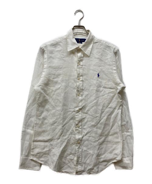 POLO RALPH LAUREN（ポロ・ラルフローレン）POLO RALPH LAUREN (ポロ・ラルフローレン) SLIM FIT ボタンダウンシャツ ホワイト サイズ:Mの古着・服飾アイテム