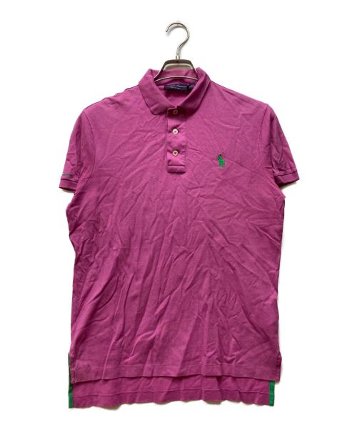 RALPH LAUREN Purple Label（ラルフ ローレン パープル レーベル）RALPH LAUREN PURPLE LABEL (ラルフ ローレン パープル レーベル) ポニー刺繍ポロシャツ ピンク サイズ:Sの古着・服飾アイテム