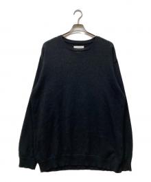 nanamica（ナナミカ）の古着「7G CREW NECK SWEATER」｜ブラック