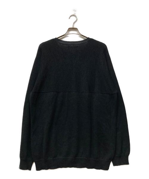 nanamica（ナナミカ）nanamica (ナナミカ) 7G CREW NECK SWEATER ブラック サイズ:XLの古着・服飾アイテム