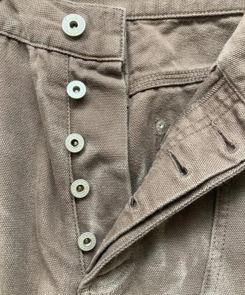 HERON PRESTON（ヘロンプレストン）HERON PRESTON (ヘロンプレストン) ペインターパンツ ブラウン サイズ:Sの古着・服飾アイテム