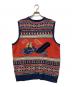 POLO RALPH LAUREN (ポロ・ラルフローレン) 総柄ニットベスト/Sufer Bear Cotton-Blend Vest マルチカラー サイズ:L：20000円