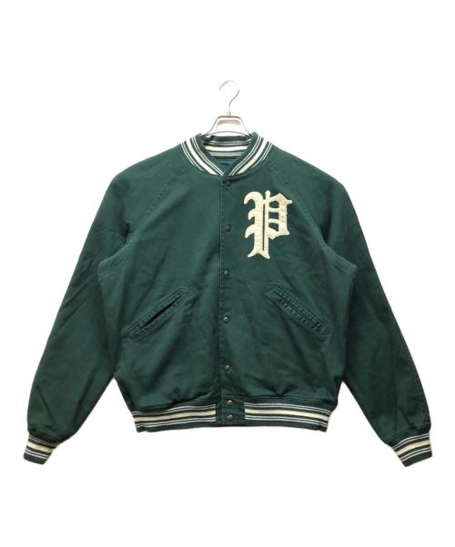 POLO RALPH LAUREN（ポロ・ラルフローレン）POLO RALPH LAUREN (ポロ・ラルフローレン) リバーシブルスタジャン グリーン サイズ:XLの古着・服飾アイテム