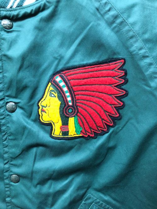POLO RALPH LAUREN（ポロ・ラルフローレン）POLO RALPH LAUREN (ポロ・ラルフローレン) リバーシブルスタジャン グリーン サイズ:XLの古着・服飾アイテム