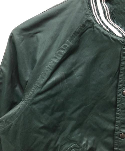 POLO RALPH LAUREN（ポロ・ラルフローレン）POLO RALPH LAUREN (ポロ・ラルフローレン) リバーシブルスタジャン グリーン サイズ:XLの古着・服飾アイテム