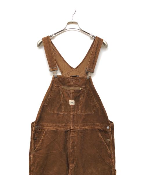RRL（ダブルアールエル）RRL (ダブルアールエル) コーデュロイオーバーオール ブラウン サイズ:36の古着・服飾アイテム