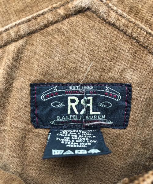 RRL（ダブルアールエル）RRL (ダブルアールエル) コーデュロイオーバーオール ブラウン サイズ:36の古着・服飾アイテム