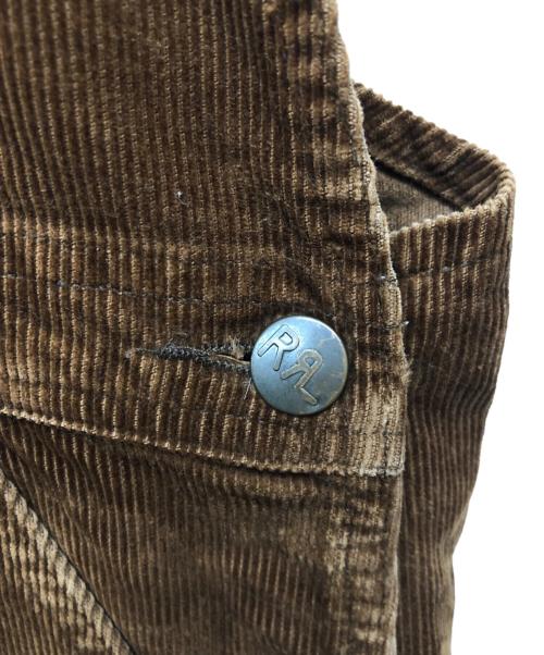 RRL（ダブルアールエル）RRL (ダブルアールエル) コーデュロイオーバーオール ブラウン サイズ:36の古着・服飾アイテム