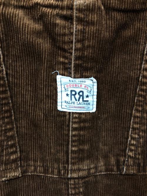 RRL（ダブルアールエル）RRL (ダブルアールエル) コーデュロイオーバーオール ブラウン サイズ:36の古着・服飾アイテム