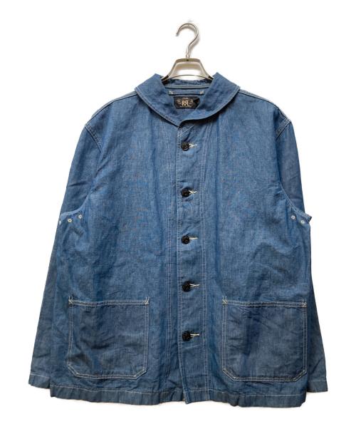 RRL（ダブルアールエル）RRL (ダブルアールエル) カバーオール ブルー サイズ:XLの古着・服飾アイテム