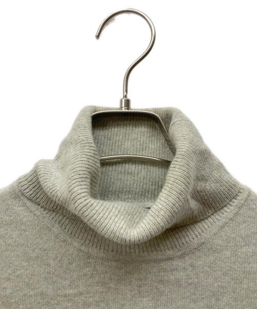 RRL（ダブルアールエル）RRL (ダブルアールエル) ロゴワッペンタートルネックニット グレー サイズ:XLの古着・服飾アイテム