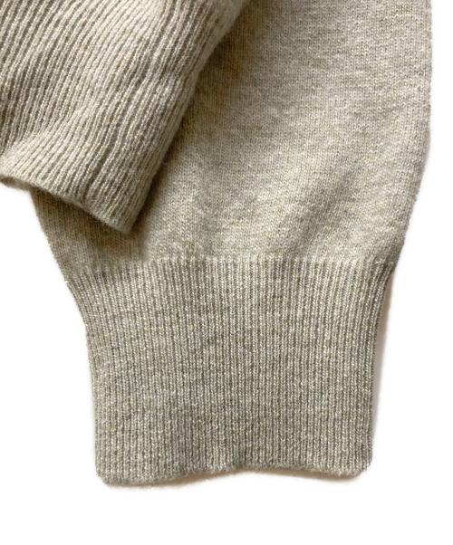 RRL（ダブルアールエル）RRL (ダブルアールエル) ロゴワッペンタートルネックニット グレー サイズ:XLの古着・服飾アイテム
