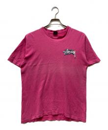 stussy（ステューシー）の古着「バックプリントＴシャツ」｜ショッキングピンク