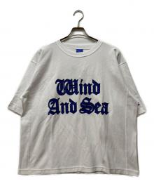 Champion REVERSE WEAVE×WDS（チャンピオン リバース ウィーブ×ウィンダンシー）の古着「PRINT TEE」｜ホワイト