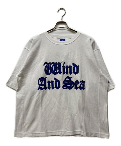 Champion REVERSE WEAVE（チャンピオン リバース ウィーブ）Champion REVERSE WEAVE (チャンピオン リバース ウィーブ) WDS (ウィンダンシー) PRINT TEE ホワイト サイズ:L 未使用品の古着・服飾アイテム