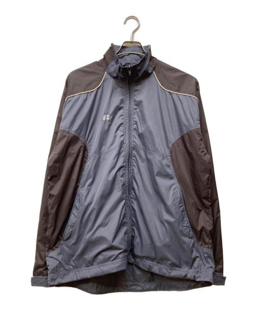 RUSSELL ATHLETIC（ラッセルアスレチック）RUSSELL ATHLETIC (ラッセルアスレチック) NYLON TRAINIG JACKET ブルー サイズ:L 未使用品の古着・服飾アイテム