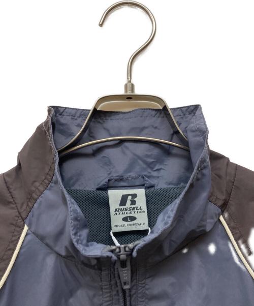 RUSSELL ATHLETIC（ラッセルアスレチック）RUSSELL ATHLETIC (ラッセルアスレチック) NYLON TRAINIG JACKET ブルー サイズ:L 未使用品の古着・服飾アイテム