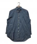 RALPH LAURENラルフローレン）の古着「YARMOUTHチェックシャツ」｜グリーン×ネイビー
