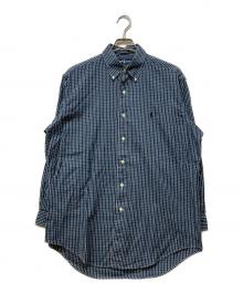 RALPH LAUREN（ラルフローレン）の古着「YARMOUTHチェックシャツ」｜グリーン×ネイビー
