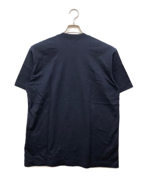 COMME des GARCONS HOMME（コムデギャルソン オム）COMME des GARCONS HOMME (コムデギャルソン オム) プリントカットソー ネイビー サイズ:S  未使用品の古着・服飾アイテム