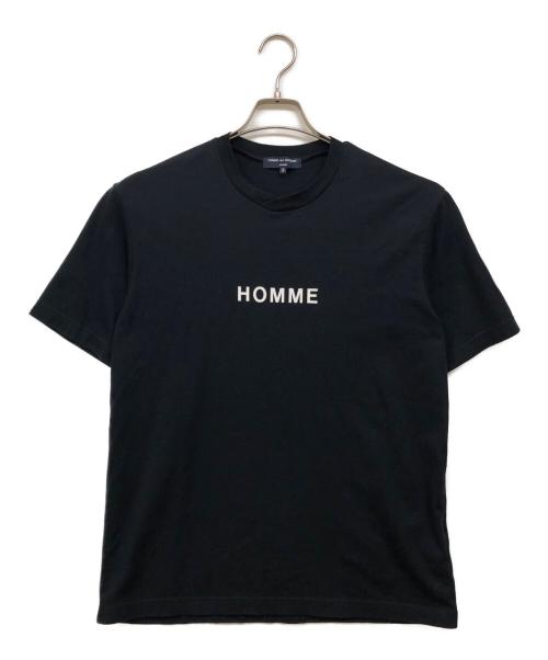 COMME des GARCONS HOMME（コムデギャルソン オム）COMME des GARCONS HOMME (コムデギャルソン オム) プリントカットソー ブラック サイズ:Sの古着・服飾アイテム