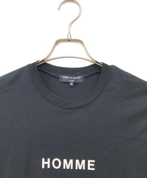 COMME des GARCONS HOMME（コムデギャルソン オム）COMME des GARCONS HOMME (コムデギャルソン オム) プリントカットソー ブラック サイズ:Sの古着・服飾アイテム