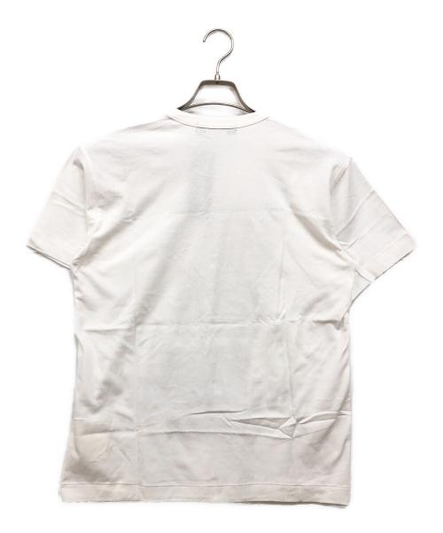 BLACK COMME des GARCONS（ブラックコムデギャルソン）BLACK COMME des GARCONS (ブラックコムデギャルソン) プリントカットソー ホワイト サイズ:L 未使用品の古着・服飾アイテム