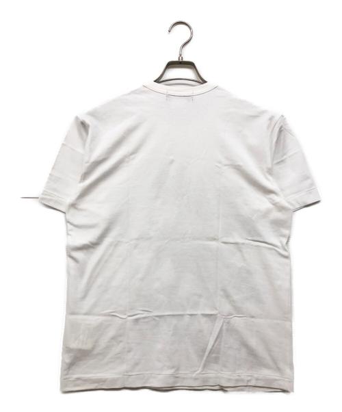 BLACK COMME des GARCONS（ブラックコムデギャルソン）BLACK COMME des GARCONS (ブラックコムデギャルソン) プリントカットソー ホワイト サイズ:Lの古着・服飾アイテム