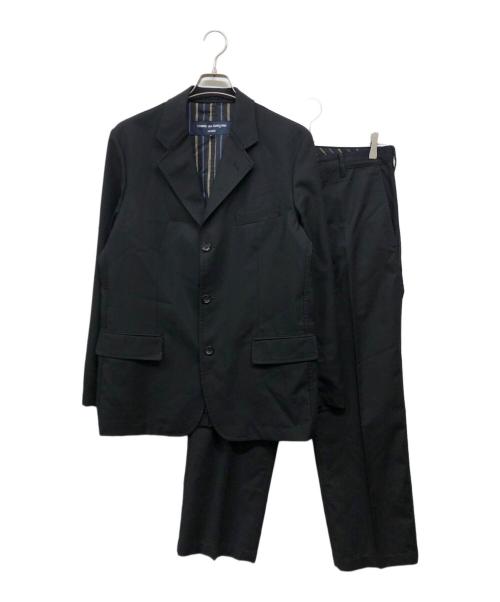 COMME des GARCONS HOMME（コムデギャルソン オム）COMME des GARCONS HOMME (コムデギャルソン オム) ウールセットアップスーツ ネイビー サイズ:Sの古着・服飾アイテム