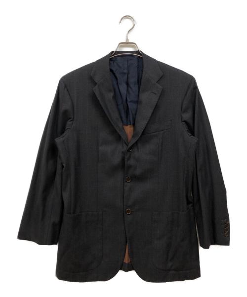 kiton（キートン）Kiton (キートン) テーラードジャケット ネイビー サイズ:不明（実寸サイズをご確認ください）の古着・服飾アイテム