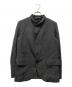 COMME des GARCONS HOMME DEUX（コムデギャルソン オム ドゥ）の古着「ウールストライプジャケット」｜グレー