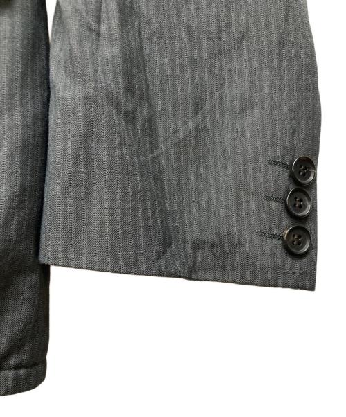 COMME des GARCONS HOMME（コムデギャルソン オム）COMME des GARCONS HOMME (コムデギャルソン オム) ピークドラペルジャケット グレー サイズ:Mの古着・服飾アイテム