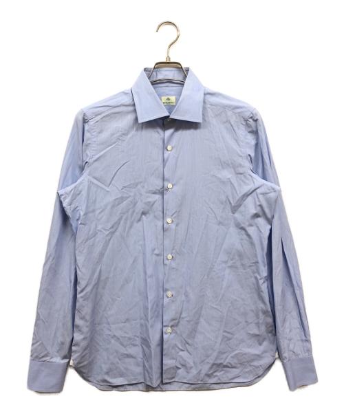 BORRELLI（ボレッリ）BORRELLI (ボレッリ) ドレスシャツ ブルー サイズ:15 1/2の古着・服飾アイテム