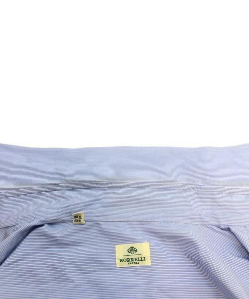 BORRELLI（ボレッリ）BORRELLI (ボレッリ) ドレスシャツ ブルー サイズ:15 1/2の古着・服飾アイテム